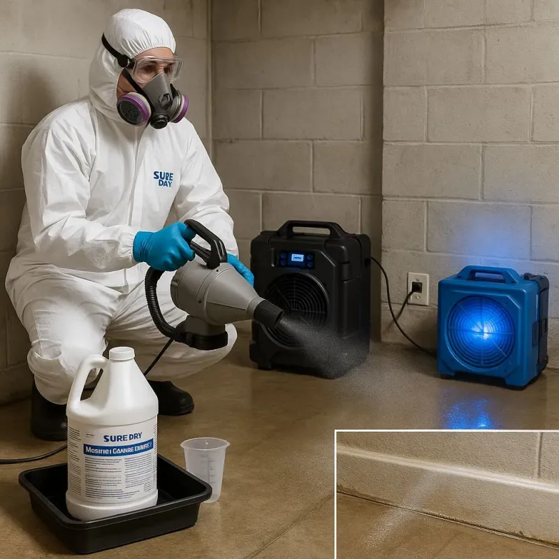 Sanitization and Odor Removal process in Madison, MS